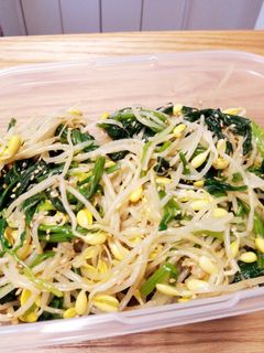 ほうれん草と豆もやしのナムル-レシピのメイン写真
