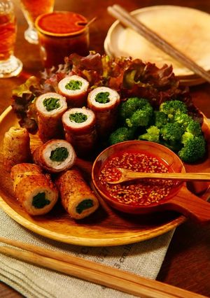 スタミナ満点☆にらの豚肉巻き-レシピのメイン写真