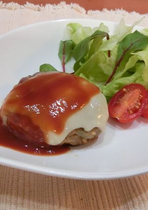 成長期の選手に！アスリートハンバーグ-レシピのメイン写真