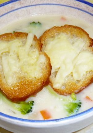 春の豆乳グラタンスープ-レシピのメイン写真