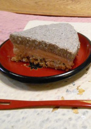 黒ゴマきなこのお豆腐レアチーズケーキ-レシピのメイン写真