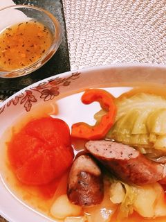 まるごとトマトと野菜ごろごろポトフ♡-レシピのメイン写真