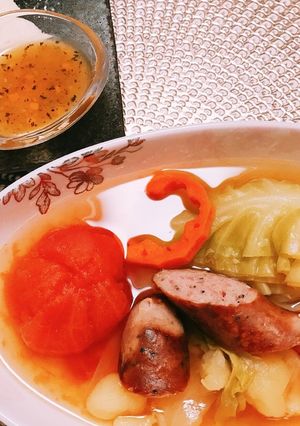 まるごとトマトと野菜ごろごろポトフ♡-レシピのメイン写真