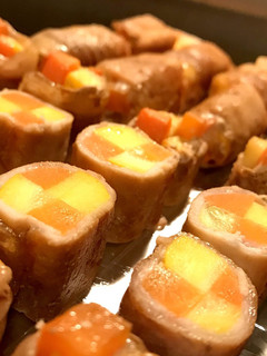弁当☆冷凍☆野菜の豚肉巻-レシピのメイン写真