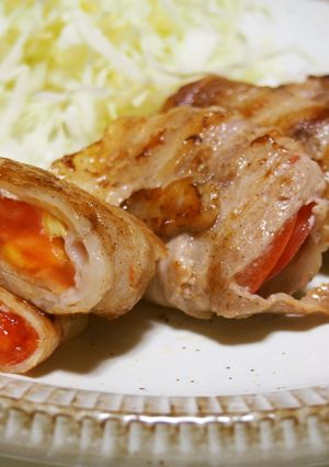 トマトの肉巻き♪トマトがジューシー♪-レシピのメイン写真