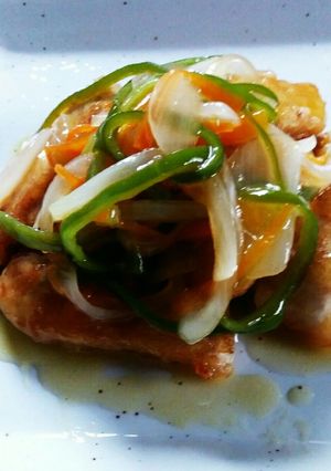 めかじきの野菜甘酢あん-レシピのメイン写真