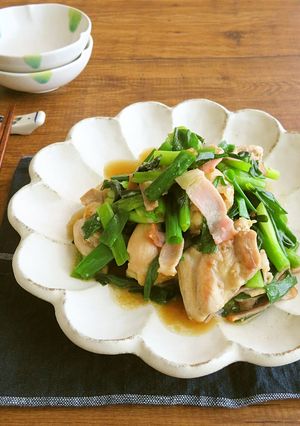 鶏肉と青ネギのにんにく醤油☆お弁当にも♪-レシピのメイン写真