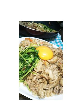 フライパンで簡単ビビンバ-レシピのメイン写真