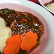 レンチン!ひじき入煮込みきつねハンバーグ