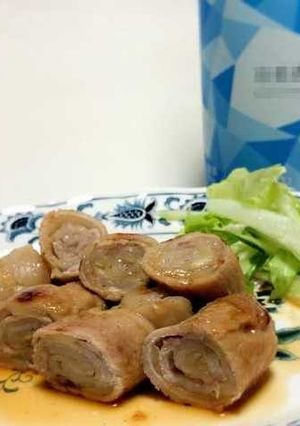 新生姜甘酢漬けでさっぱり、豚肉生姜ロール-レシピのメイン写真