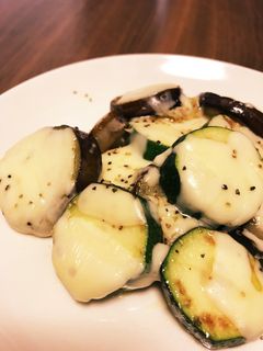 なすとズッキーニの簡単チーズ焼き-レシピのメイン写真