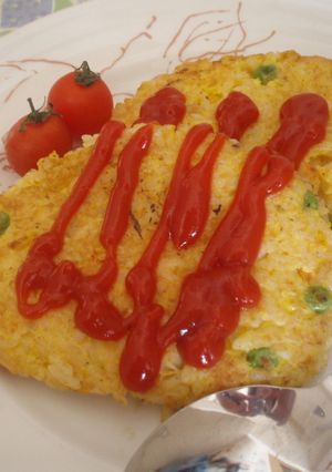 卵がけご飯をアレンジ☆オムパン-レシピのメイン写真