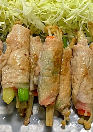 大葉と茗荷の肉巻き-レシピのメイン写真