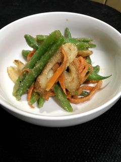 簡単インゲンの胡麻味噌和え-レシピのメイン写真
