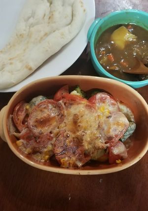 トマトとブロッコリーのこんがりチーズ焼き-レシピのメイン写真