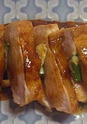 鶏むねチーズサンド 照り焼き風-レシピのメイン写真