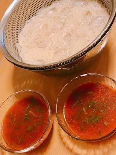 冷製トマトつけ麺-レシピのメイン写真
