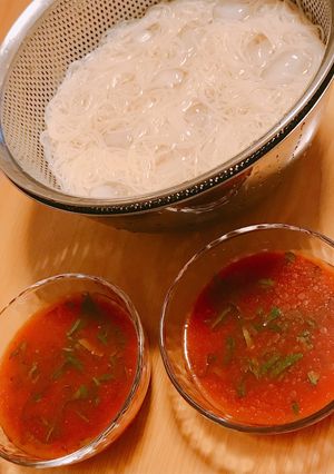 冷製トマトつけ麺-レシピのメイン写真