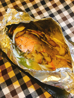 きのこたっぷり♪鮭のホイル焼き-レシピのメイン写真