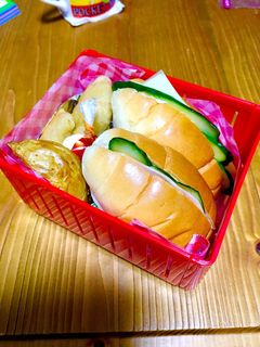 中学生女子 フィッシュ&チップス弁当-レシピのメイン写真