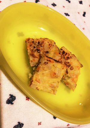 離乳食 掴み食べ お好み焼き風-レシピのメイン写真