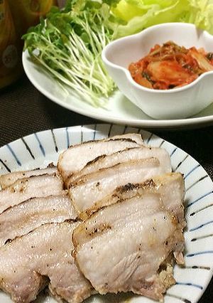 レンジで♪「柔らか塩豚チャーシュー」-レシピのメイン写真