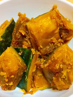 ほったらかしのかぼちゃの煮物-レシピのメイン写真
