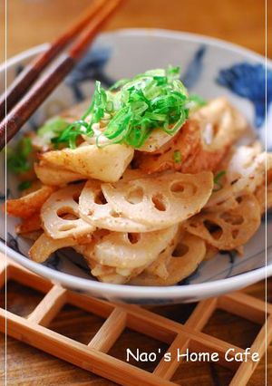 レンコン&竹輪の辛子マヨきんぴら-レシピのメイン写真