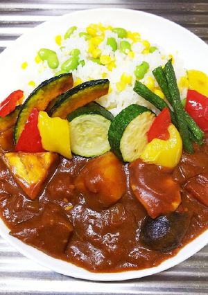 水を使わない！彩り夏野菜カレー！-レシピのメイン写真
