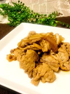 ささっと簡単!豚肉の細切れの生姜焼き♪-レシピのメイン写真