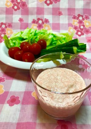 たらこ豆腐ドレッシング(ディップ)-レシピのメイン写真