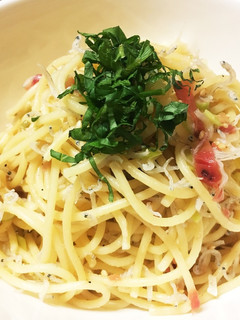 梅しらすのさっぱり大葉パスタ-レシピのメイン写真