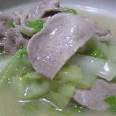 รูปของ 豚肉と白菜のパイタンあんかけ