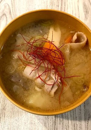 ほっこり♡具沢山で美味しい豚汁-レシピのメイン写真