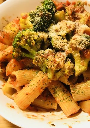 野菜中心のトマトソースペンネ-レシピのメイン写真