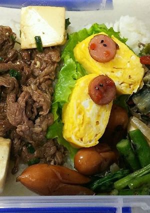 牛皿弁当-レシピのメイン写真