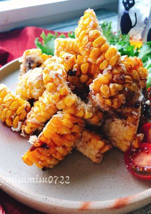 甘い！醤油味のとうもろこし唐揚げ(動画有-レシピのメイン写真