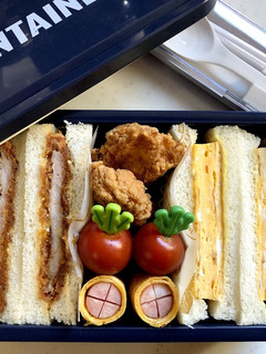 中学生弁当日記(サンドイッチ編)-レシピのメイン写真