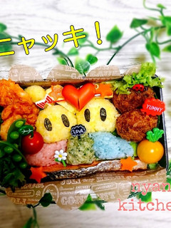 簡単♪『ニャッキ!』弁当♡キャラ弁♡-レシピのメイン写真