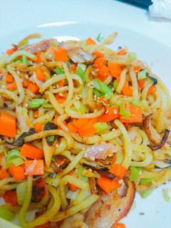 アジの開きの簡単和風焼きそば-レシピのメイン写真