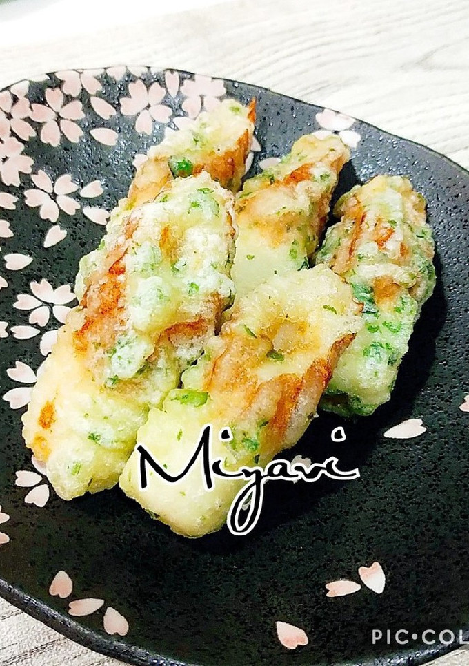 のり弁っぽい♡おかかin竹輪磯辺揚げ♡-レシピのメイン写真