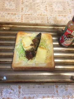 土用の蒲焼きピザトースト-レシピのメイン写真