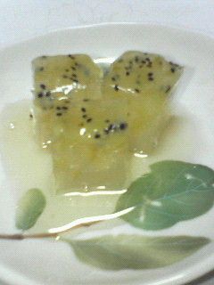 キウイと蜂蜜の寒天ゼリー☆*.゜-レシピのメイン写真