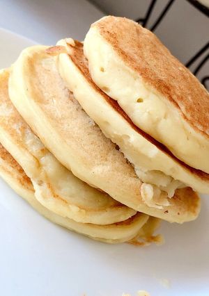絶品!卵不要のふわとろ豆腐ホットケーキ♪-レシピのメイン写真