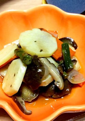 便秘改善！余り野菜のオイル漬け-レシピのメイン写真