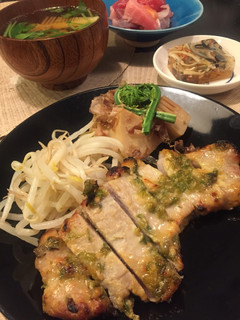 爽やかな味わい豚肉の蕗味噌漬け焼き-レシピのメイン写真