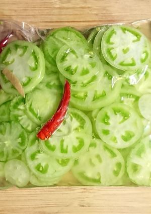 超カンタン☆青トマトのピクルス-レシピのメイン写真