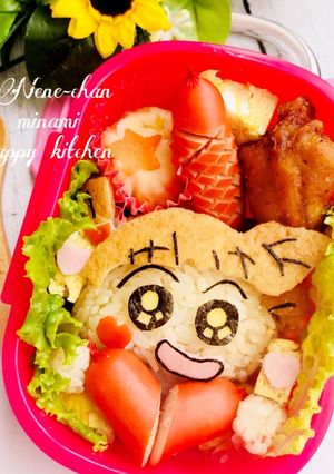 クレヨンしんちゃん♡ネネちゃん♡キャラ弁-レシピのメイン写真