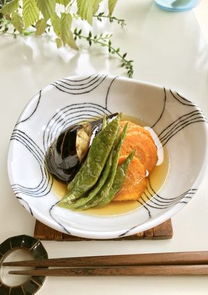 カラフル野菜の揚げ甘酢浸し-レシピのメイン写真