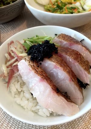 熟成赤ムツ(のどぐろ)の炙り丼-レシピのメイン写真